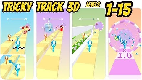 Tricky Track 3D Game All levels 1 15 Gameplay Walkthrough  iOS Android