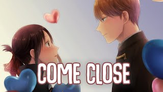 「Nightcore」→ Come Close (Lyrics) by Jake Scott