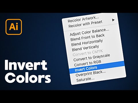 How to Invert Colors in Illustrator (on Vectors and Images) - imagy