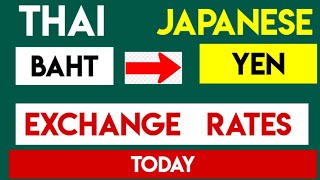 Thb To Jpy Thai Baht To Japanese Yen Foreign Currency Exchange Rates Today 1 March 2025