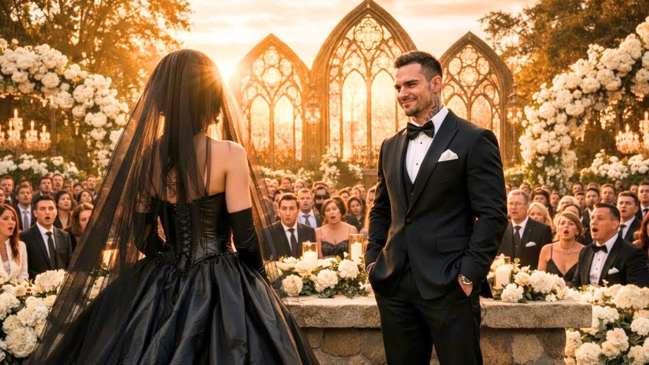 She Wore Black at the Altar… One Whisper from the Mafia Don Turned It Deadly
