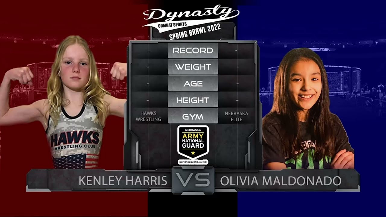 DCS 79 Youth Wrestling Kenley Harris vs Olivia Maldonado
