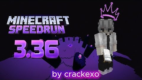 Minecraft in 3.36 (Set Seed Speedrun)