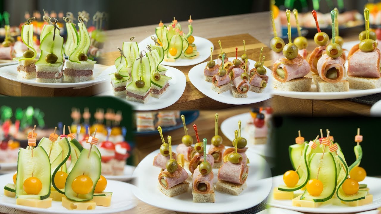 Морские закуски - Огуречные паруса