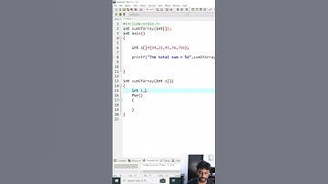 Learn how to declare, use, and pass single dimensional arrays in C programming! #coding #clanguage