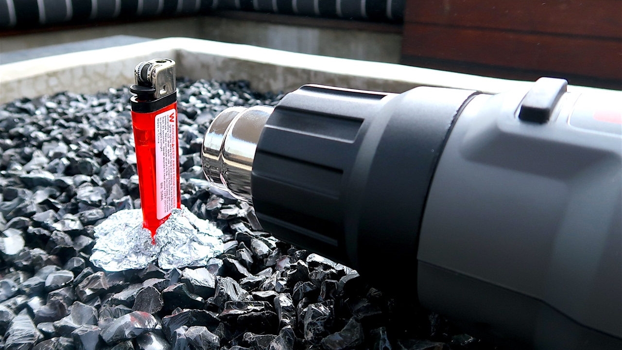 HEAT GUN vs LIGHTER YouTube