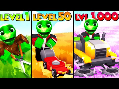 ATUALIZEI O CORTADOR DE GRAMA NO ROBLOX