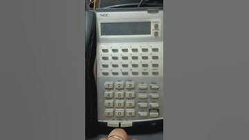 NEC topaz check own extension number