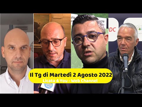 📺Il TG di Martedì 2 Agosto 2022 / Licata