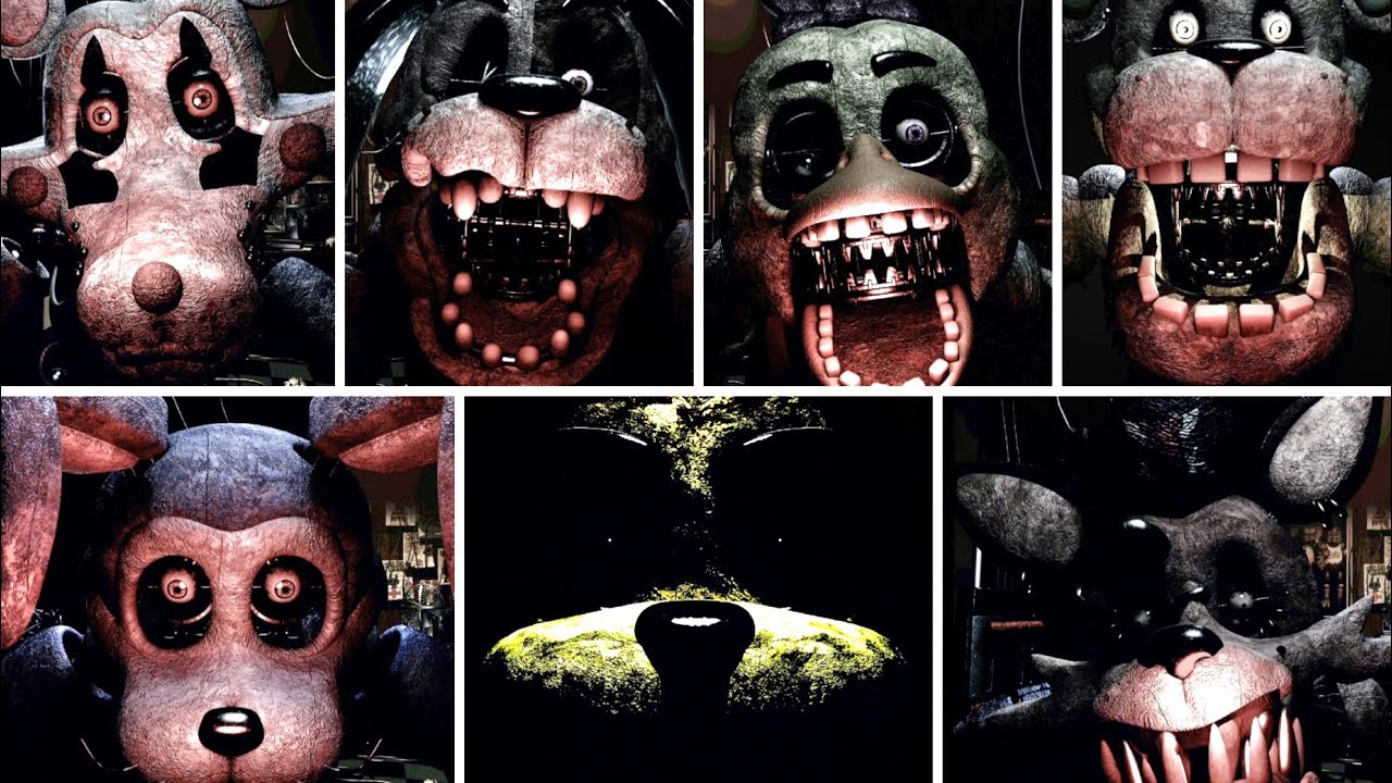 FNaF Soulless Look: Demo 2.0 - All Jumpscares, Extras & Ending