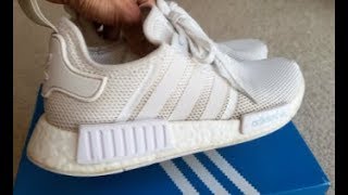 How To CLEAN Your Dirty Filthy WHITE Adidas NMD R1 9 16 18 - YouTube