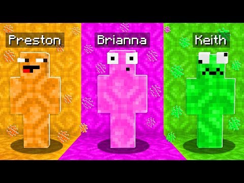 Rainbow PORTAL Camo PRANK on PrestonPlayz! (Minecraft Hide and Seek)