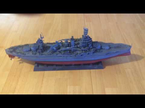 1/350 스케일의 전함 USS Texas, BB-35