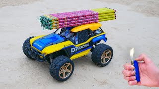 Experiment: Monster Truck and Fireworks