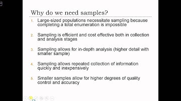 GEOG 3020 Lecture 11-1   Basic Elements of Sampling