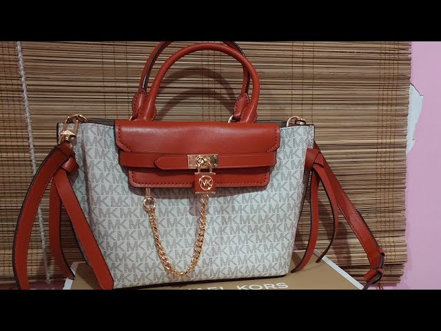 Michael Kors Hamilton Small Satchel/Crossbody Unboxing/Merlot 