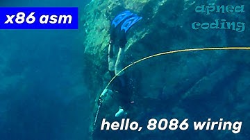 ambient Hello x86: Low-level assembly coding for the 8086 #ambient #coding #programming #notalking