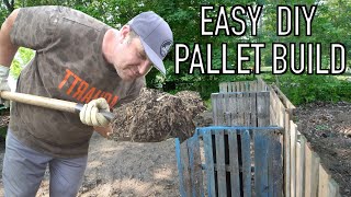 Building The Ultimate 3 Bin Composting Yard