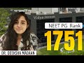 AIR 1751 Dr. Deeksha Madaan | NEET PG 2025  Achiever's Journey at Vidya Jeevan