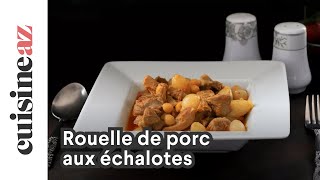 Rouelle de porc aux échalotes