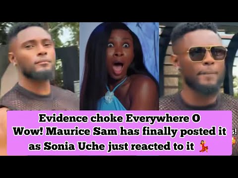 Maurice Sam Has Finally Posted It As Sonia Uche Just Reacted To It 