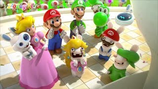 Mario + Rabbids Kingdom Battle | ALL CUTSCENES Movie Game | ZigZag