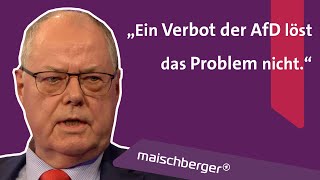 Bundesfinanzminister a.D. Peer Steinbrück (SPD) über AfD, Schuldenbremse & die Ampel | maischberger