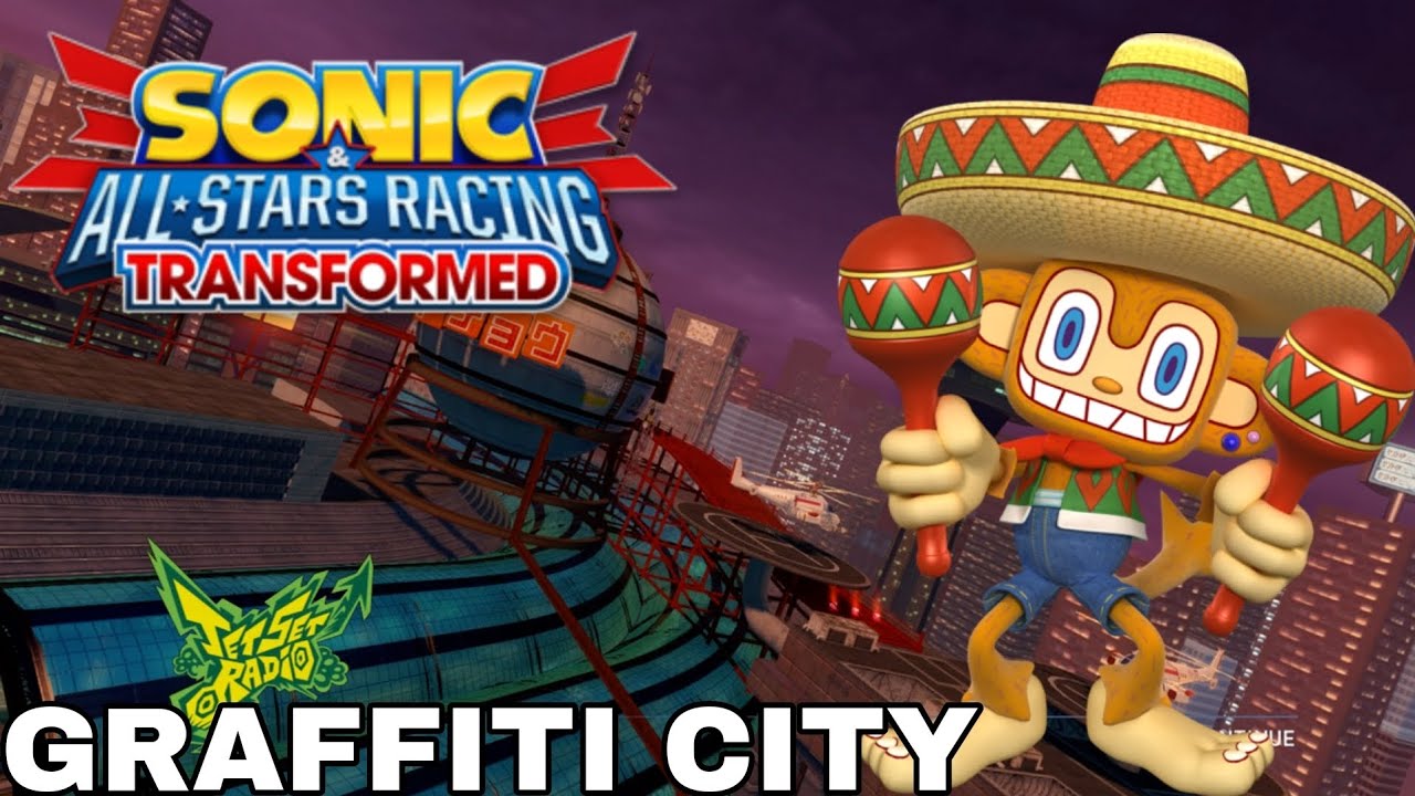 Sonic & All-Stars Racing Transformed | Graffiti City | Amigo Gameplay ...