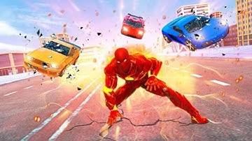 Flying Fire Hero Robot Transform City Rescue Mission Android Gameplay