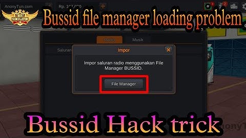 How to BUSSID MOD FILE MANAGER NOT OPEN PROBLEM || BUSSID MOD FILE MANAGER NOT OPEN PROBLEM  BUSSID