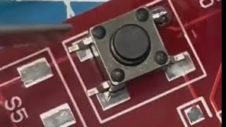 Soldering push button switch #switch #button #pcb #electronic #shorts Information