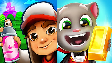 Subway Surfers : Easter Edinburgh 2025 🆚 Talking Tom Gold Run Gameplay 