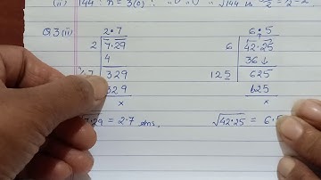 Maths calss 8 : Ex 6.4 - square root of decimal numbers
