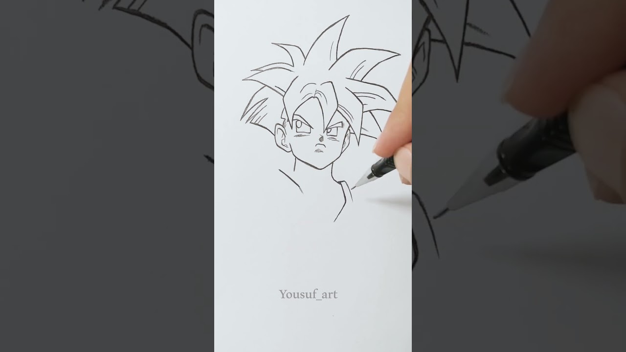 how to draw gohan | dragon ball | gohan drawing