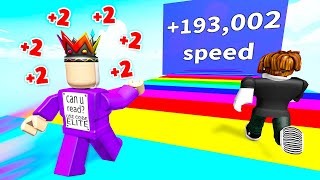 Roblox BUT Every Second You Get +2 SPEED