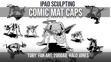 NOMAD SCULPT – Comic Matcaps