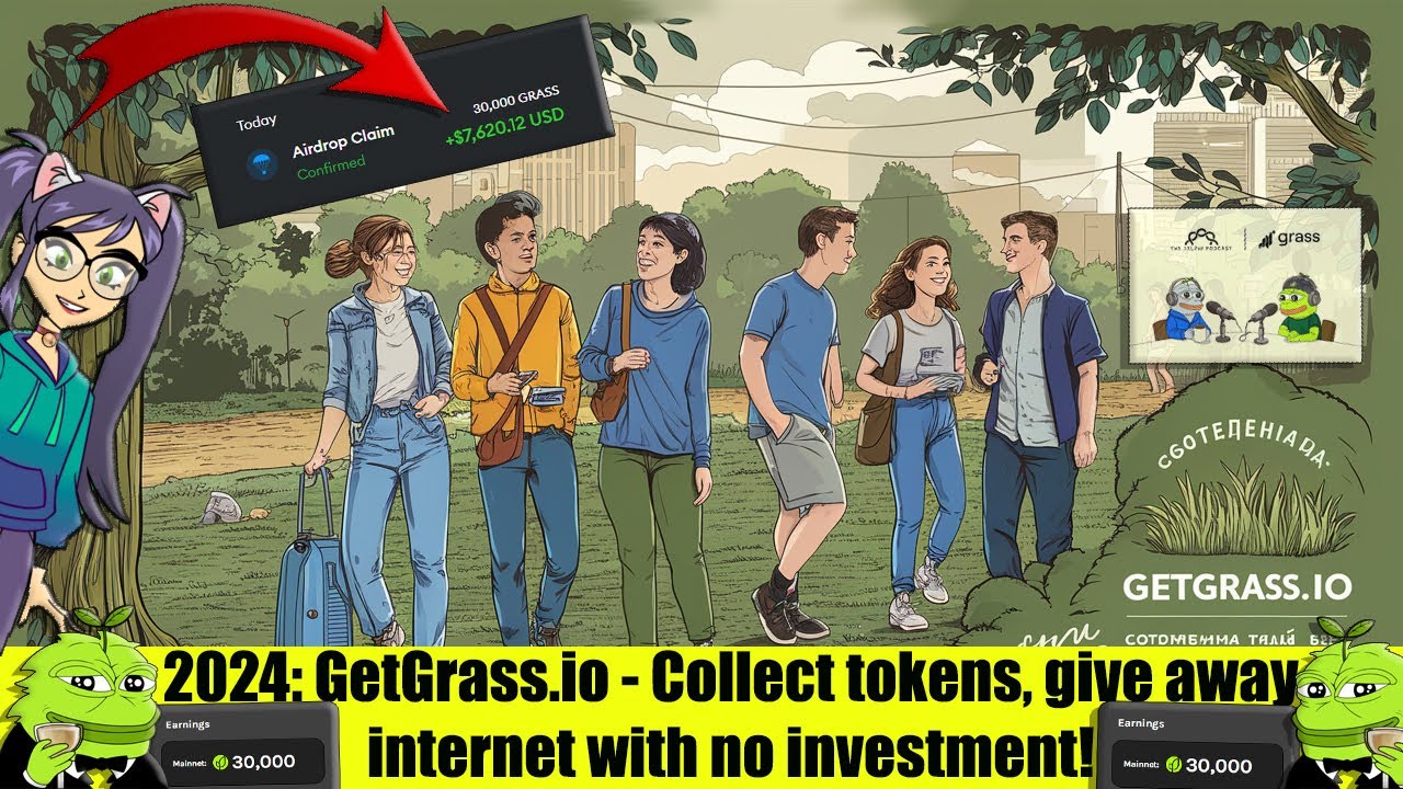 ⁣GetGrass.io 2024: Passive Token Earning through Internet Sharing Without Investment - Guide