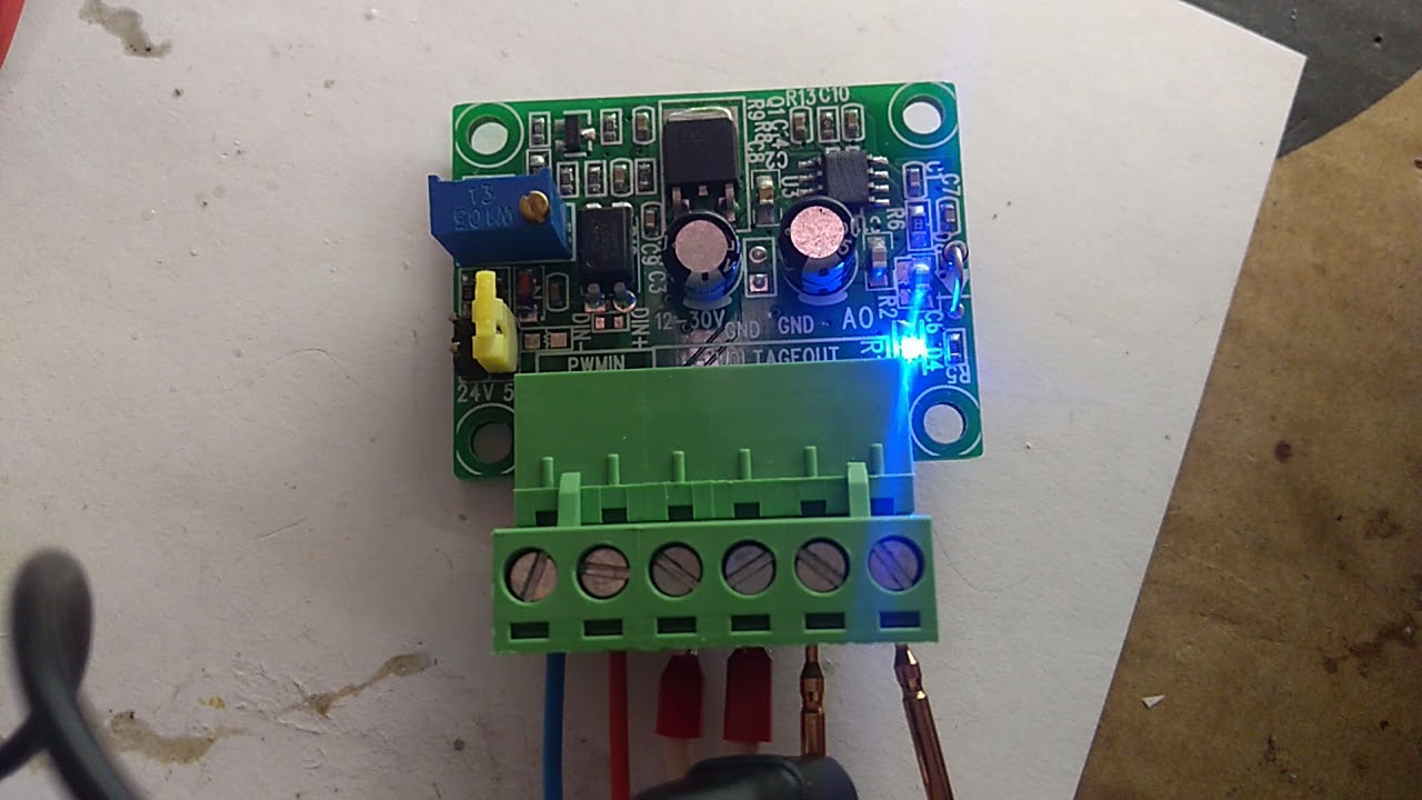 Модуль преобразования ШИМ PWM в 0-10В