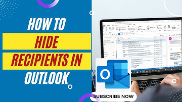 How to Hide Recipients in Outlook | Undisclosed Recipients Outlook 365