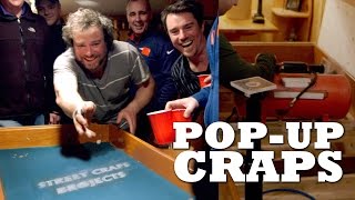 The Self Raising Hidden Craps Table Watch full length, 22 minute episodes here: http://bit.ly/BingeWatchFullBrojects Kevin and Walker transform an old day bed into a