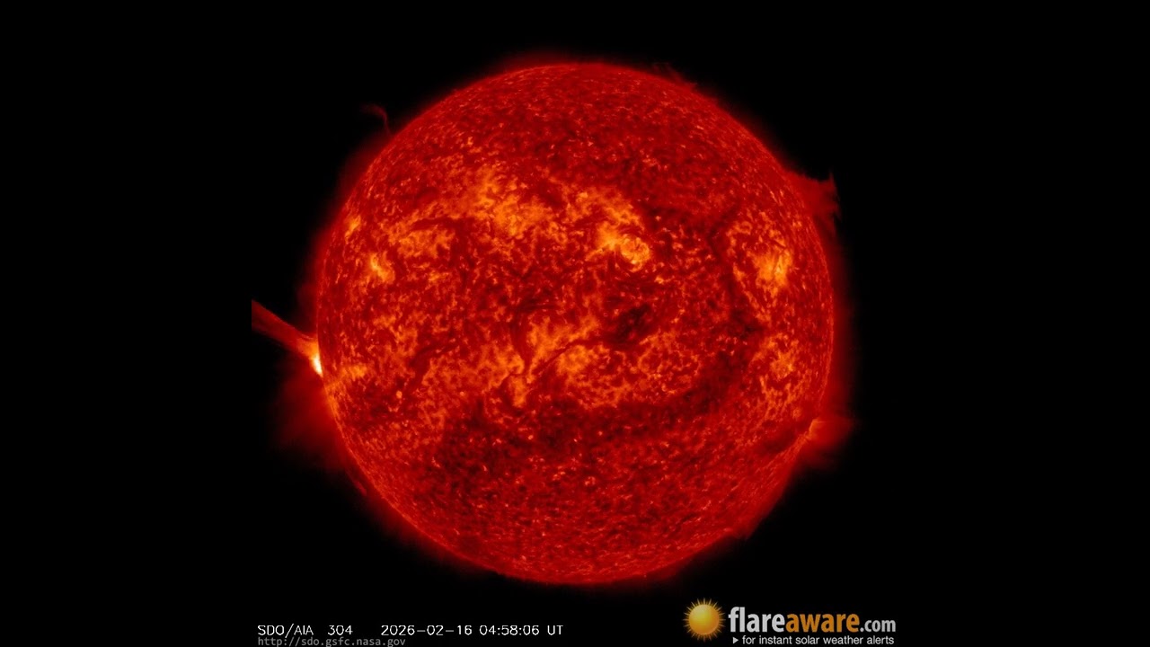 13 Feb - 19 Feb : Weekly Solar Timelapse (Earth Facing Solar Activity)
