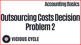 Outsourcing Costs Decision Problem 2