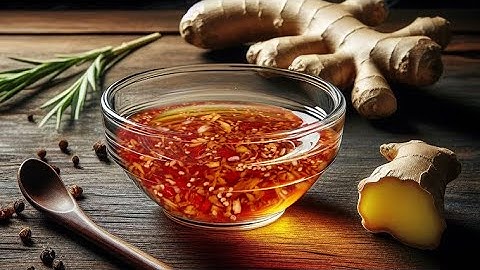 Bí Quyết Pha Nước Mắm Gừng của Cô Ba, ăn gỏi Vịt, Cháo Vịt, Bún Vịt siêu ngon | Ginger fish sauce