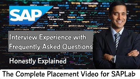 SAP Labs Interview Experience | SAP Interview Questions | SAP Labs Interview Rounds | SAP Labs