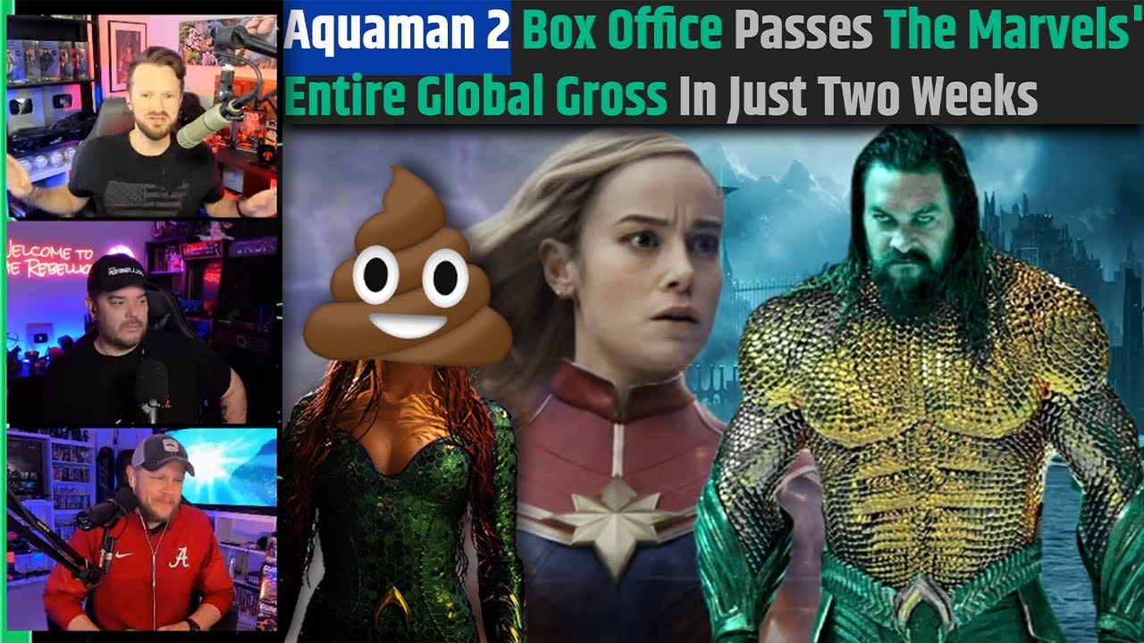 Aquaman 2 DESTROYS The Marvels After Disney Shill MELTDOWN | Still A HUGE Box Office FLOP For DC