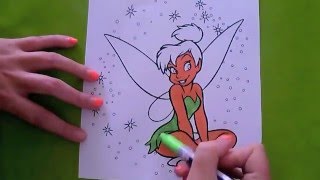 Disney Tinkerbell from Peter Pan! Printable Coloring Book Pages Fun!