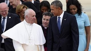 Pope Francis Lands in U.S. for Historic First Visit