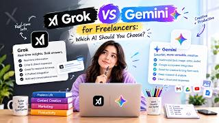 Grok vs Gemini: Which AI Should Freelancers Actually Use | 1minAI