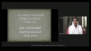 Ungrateful Twins ||Sunday School Lesson by Sis.Vasantha Kutty || CPH(09-May-21)