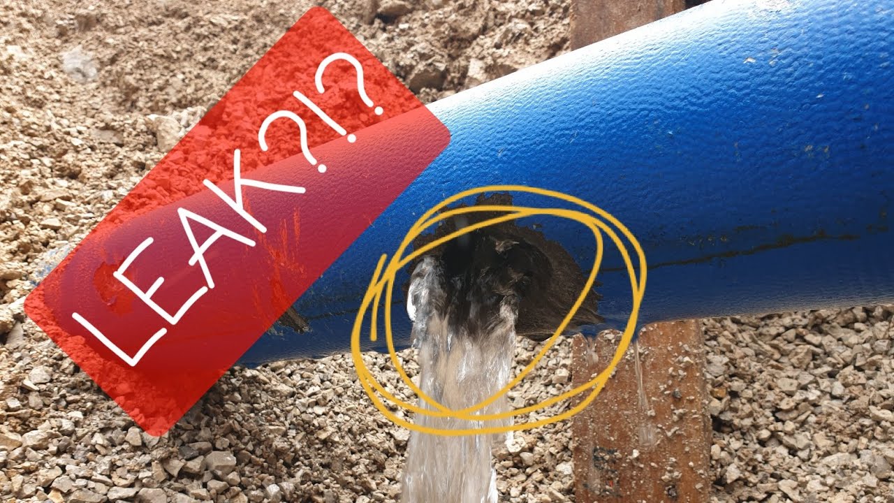 How do you find leaks on water supply network?